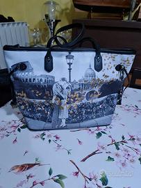 Borsa Y Not? - immagine Colosseo e S. Pietro