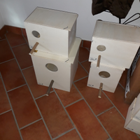 Nidi costruiti a mano