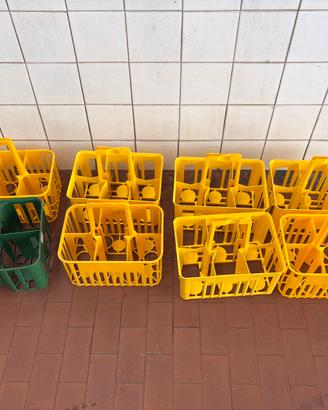 8 cesti Porta bottiglie bottiglioni fiaschi