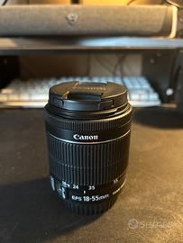 Obiettivo canon 18-55 ef-s