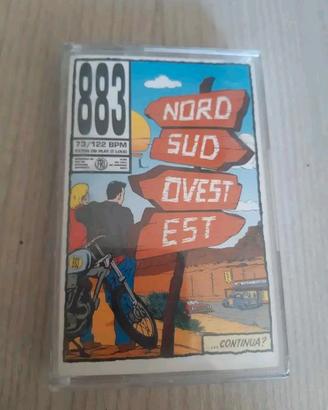 Musicassetta 883 Nord Sud Ovest Est Rossa Prima St
