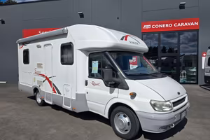 Rimor NG 16 P CAMPER SEMINTEGRALE CON PORTAMOTO