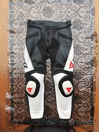 pantaloni moto 48 dainese uomo in pelle sport