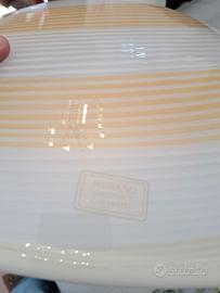 Lampadario a Piatto in Vetro di Murano