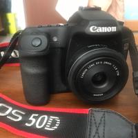 Canon  EOS 50 D con obb 24 mm-f 2,8mm
