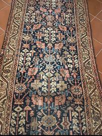 tappeto corsia persiano d’epoca 390x100