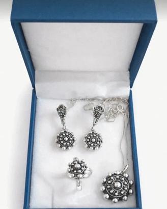 Completo argento oreficeria sarda
