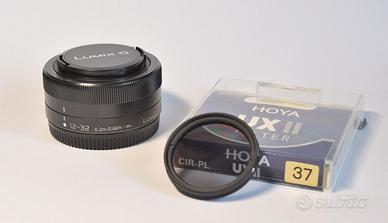 Obiettivo Panasonic 12-32mm f3.5-5.6 + Filtro CPL