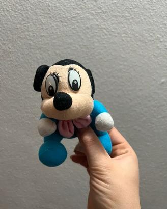 Peluche Vintage "Minnie Style" con Papillon Rosa