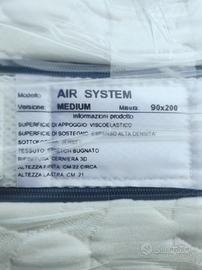 Materasso singolo mod. Air System Memory Foam 100%