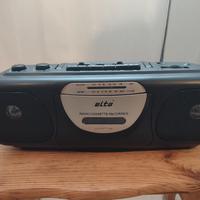 radio portatile con  cassette e Recorder 