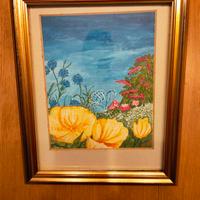 Quadro acrilico/olio su tela 29x35