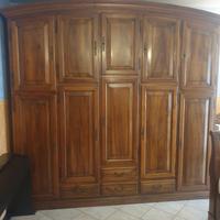 guardaroba x camera in noce 