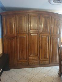 guardaroba x camera in noce 