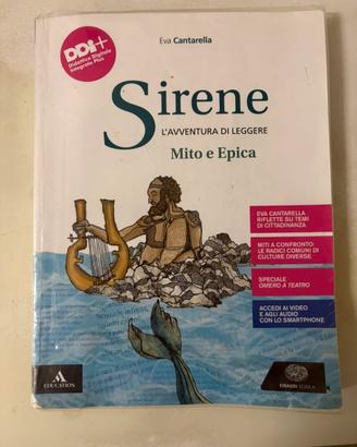 Libri scolastici Sirene Mito e epica