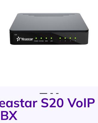 Centralino Voip Yeastar S20+V61G+S0