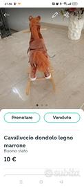 cavalluccio a dondolo 