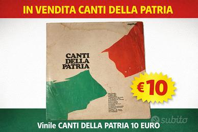 33 giri Canti della Patria