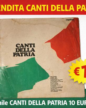 33 giri Canti della Patria