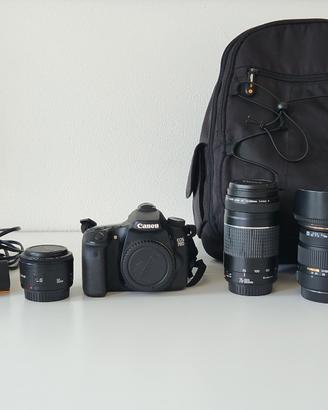 Canon EOS 70D + 3 Obiettivi + Accessori