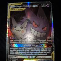 gengar e mimikyu gz.   carta pokemon