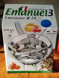 Passa tutto Emanuel3 in acciaio inox