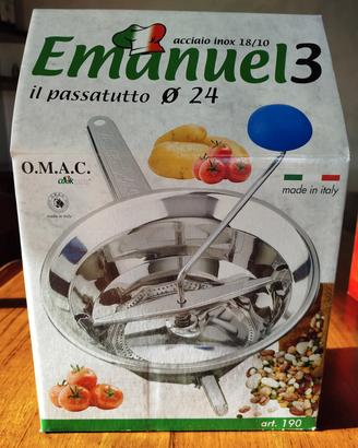 Passa tutto Emanuel3 in acciaio inox