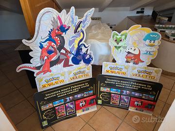 COPPIA Espositori POKÉMON Scarlatto Violetto