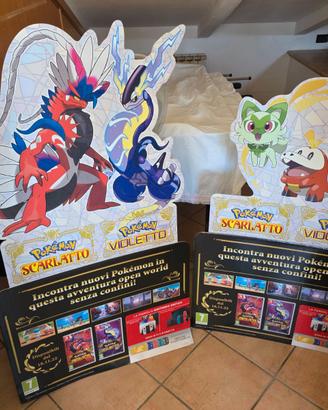 COPPIA Espositori POKÉMON Scarlatto Violetto