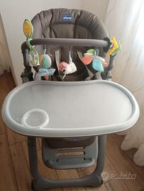 Seggiolone Polly Chicco + giochi  70€ trattabili