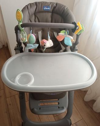 Seggiolone Polly Chicco + giochi  70€ trattabili