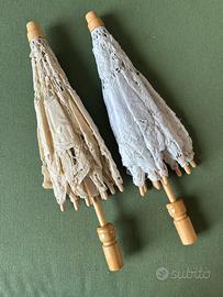 Mini ombrellini in pizzo per collezionisti