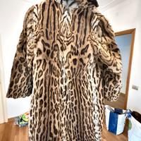 Pelliccia vera di visone , leopardo , volpe