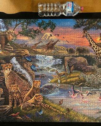 puzzle 3000 pezzi + tappeto per puzzle