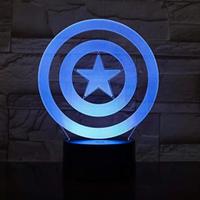 Luce led scudo captain america marvel