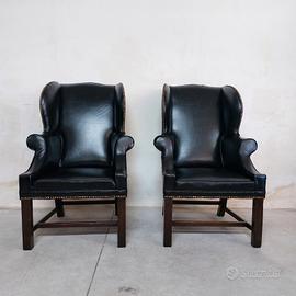 Coppia di chesterfield bergere... chester anni 50