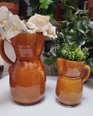 ANTICHE BROCCHE PUGLIESI VASI TERRACOTTA ANNI 60