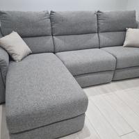 Salotto Carola con 2 relax e contenitore