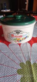 Biscottiera di ceramica