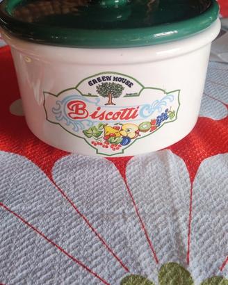 Biscottiera di ceramica