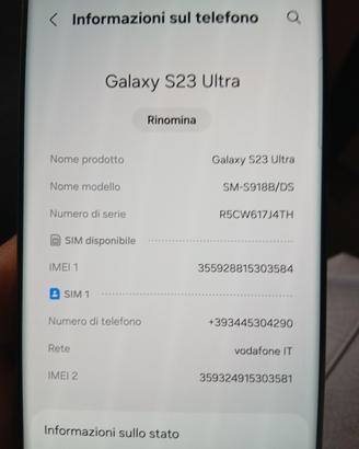 Samsung Galaxy S23 Ultra SM-S918B/DS 17,3 cm (6,8"