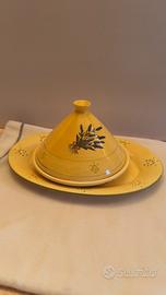 Set Ceramica Decorata Lavanda e Tajine