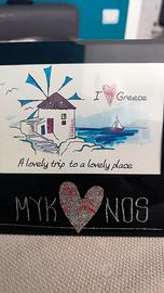 Portafoto Souvenir Mykonos – Stile moderno e brill