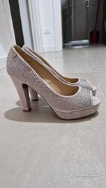 Scarpe eleganti  36 con plateau e tacco 10