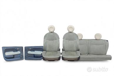 Sedili completi pannelli porta Fiat 500 2008>2012