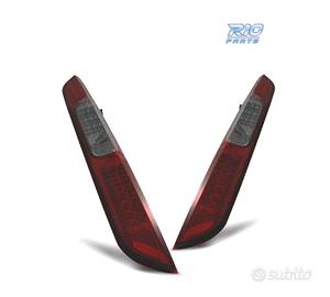 FANALI PER FORD FOCUS MK2 08-11 LED ROSSO AFFUMICA
