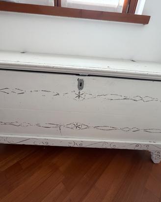 Baule/cassapancavintage shabby chic