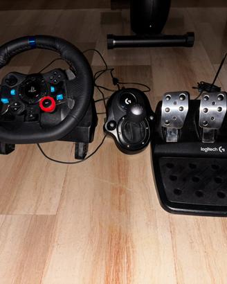 Logithe g29 simulatore di guida ps-pc