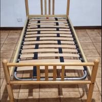 Struttura Letto Singolo Con Rete A Doghe Usata 567