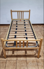 Struttura Letto Singolo Con Rete A Doghe Usata 567
